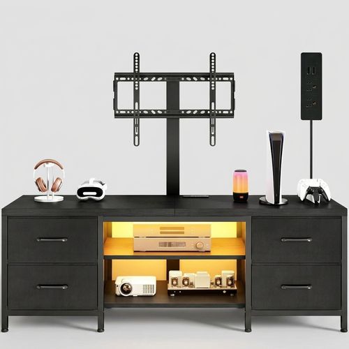 59-Inch TV Stand with Mount and LED